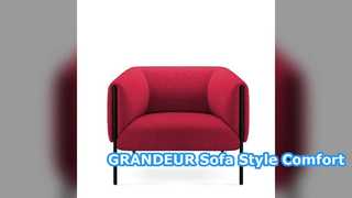 Sofá GRANDEUR: Conforto Ergonômico Estilo Moderno