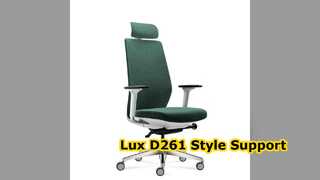 Lux D261 Cadeira de escritório ergonômica Fashion Verde