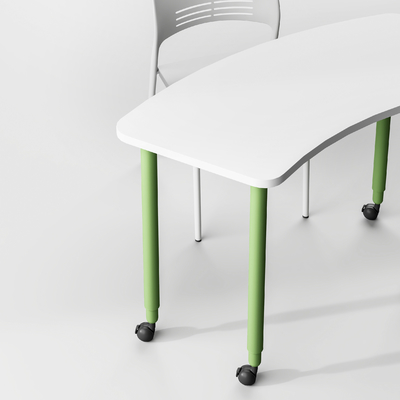 FLEX Practicality Modular Conference Tables On Wheels For Collaborative Training Spaces