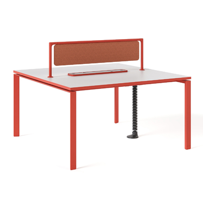 comprar FLEX Estação de trabalho de dois lados para 2 pessoas Estação de trabalho de computador face a face para colaboração em equipe Vermelho online manufacture