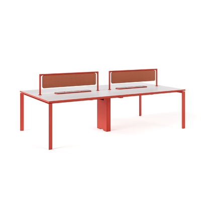 comprar FLEX Estação de Trabalho Moderna para 4 Pessoas Com Design Face a Face Amplio Espaço de Trabalho online manufacture