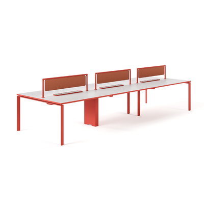 comprar FLEX 8 Pessoas Escritório Estação de Trabalho Escritório Moderno Design Com Gerenciamento Integrado de Cabos Escritório Grande online manufacture