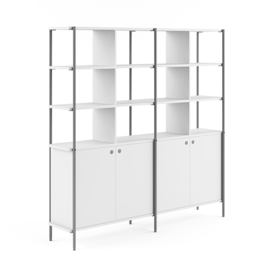 comprar FLEX Escritório multifunção gabinete divisor 4 compartimentos espaçosos estilo moderno online manufacture