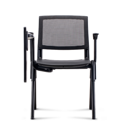 comprar Cadeira de escritório de malha ergonômica, cadeiras de sala de conferências de malha com tablet de escrita dobrável online manufacture