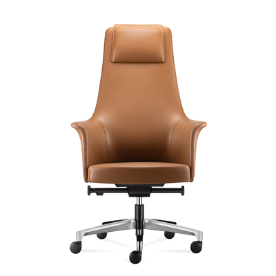 comprar Cadeiras de couro de escritório executivo de luxo com rodas e altura ajustável online manufacture