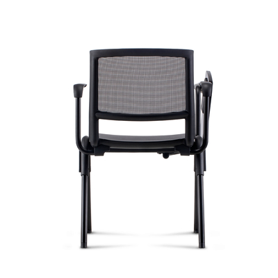comprar Empilhável Ergonomic Mesh Back Office cadeira de convidados para sala de reuniões Sala de espera online manufacture